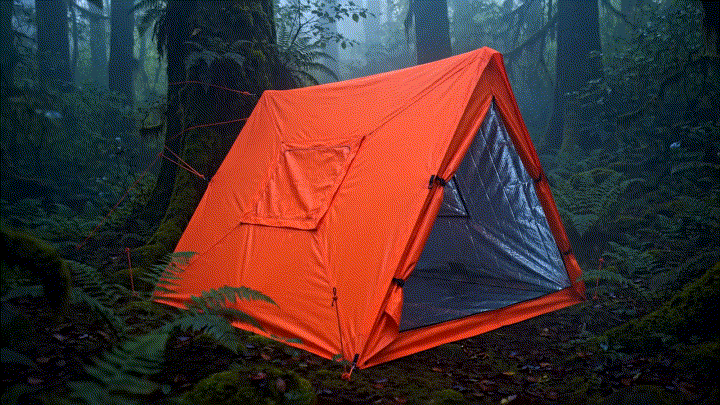 2-Person PE Thermal Emergency Shelter - Bug Out Bag Waterproof Survival Tent