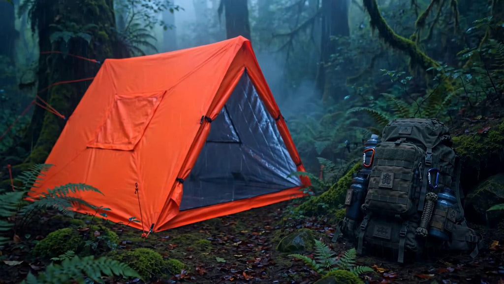 2-Person PE Thermal Emergency Shelter - Bug Out Bag Waterproof Survival Tent