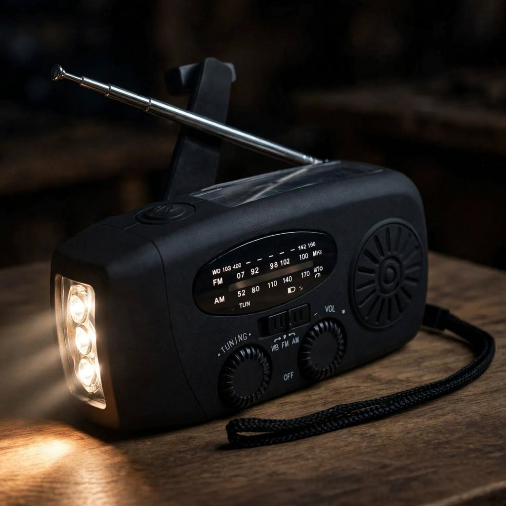 Black crank radio