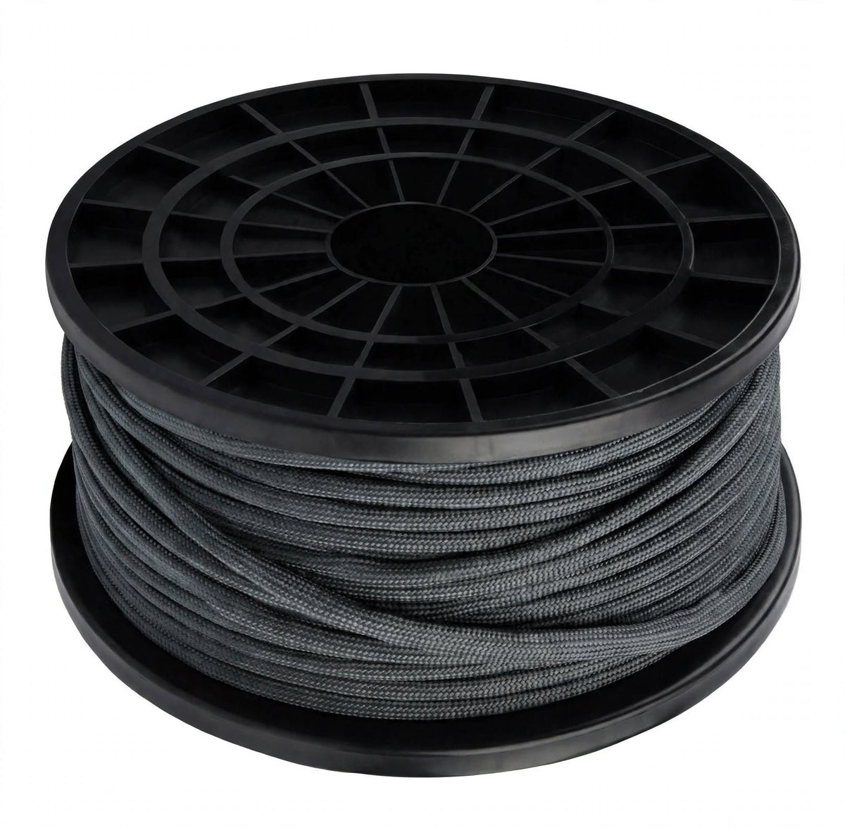 550 Paracord Rope 100FT Black - 7 Strand Type III Tactical Survival Cord 4mm
