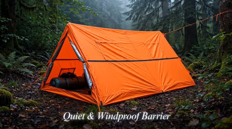 Heavy-Duty PE Emergency Weather Shelter