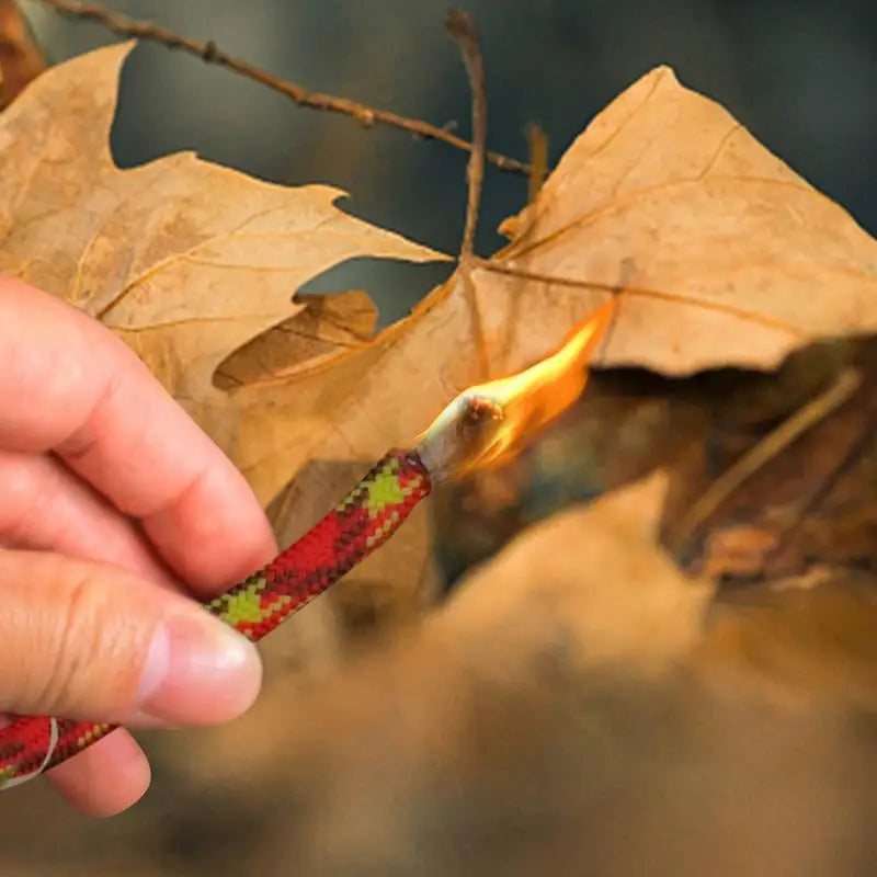 Trend Pulse M – Ember Cord – 25ft Wax-Dipped Hemp Tinder Rope | All-Weather Fire Starting Cord for Survival & Bushcraft