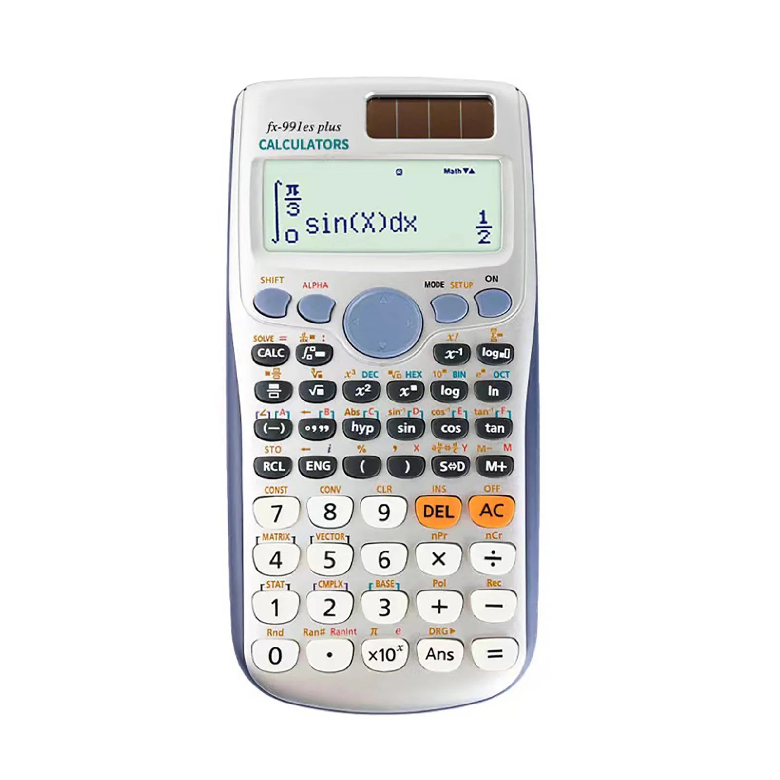417-Function Scientific Calculator – Dual Power, 10+2 Digit Display