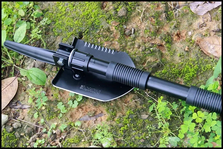 Manganese Steel Pioneer System | Thickened Tactical Shovel & Articulating Hoe.