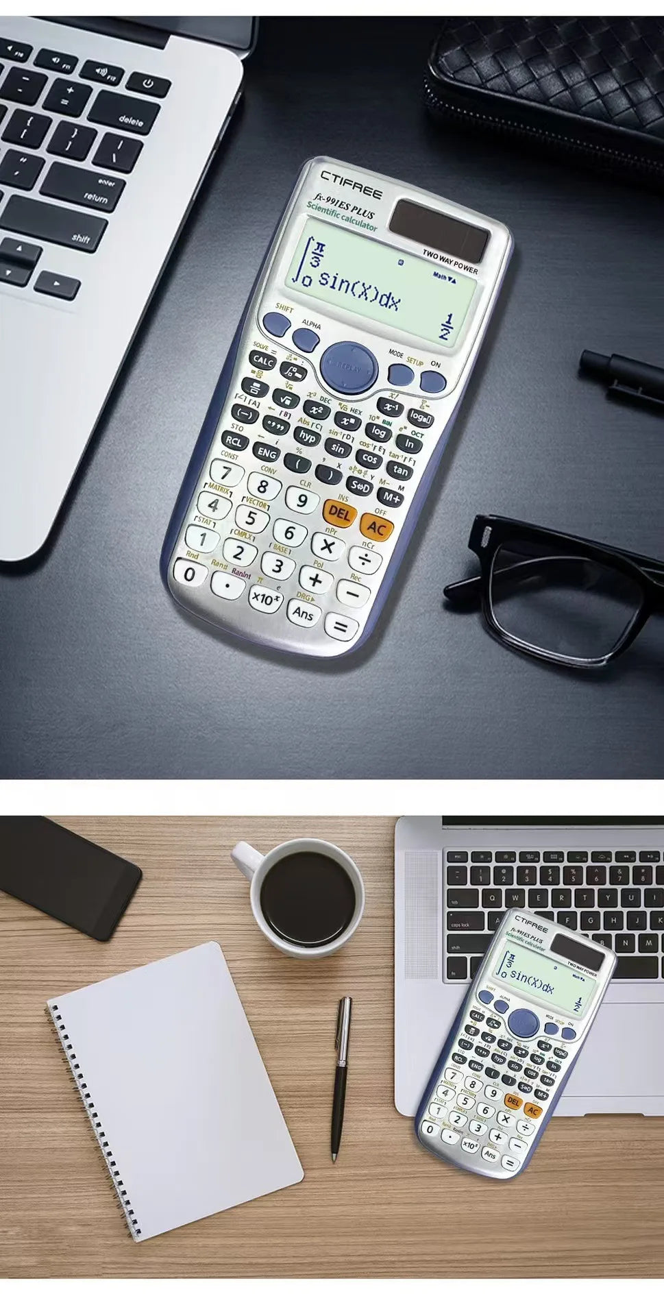 Professional Scientific Calculator – Ideal for High School & University