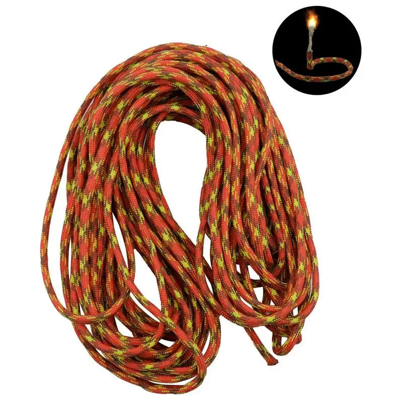 Trend Pulse M – Ember Cord – 25ft Wax-Dipped Hemp Tinder Rope | All-Weather Fire Starting Cord for Survival & Bushcraft