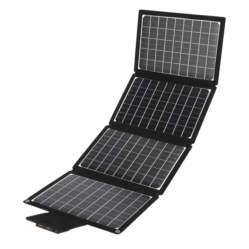 4-panel foldable 12.5W solar charger compact USB"
