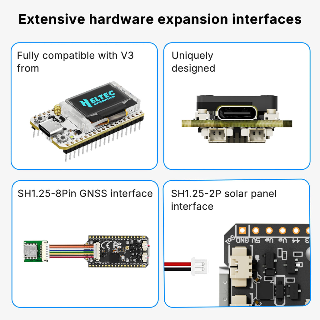 Heltec V4 ESP32 LoRa 32 Dev-Board Meshtastic Kit With Battery ESP32-S3 SX1262 28dBm OLED Display for Meshtastic WiFi IoT Arduino