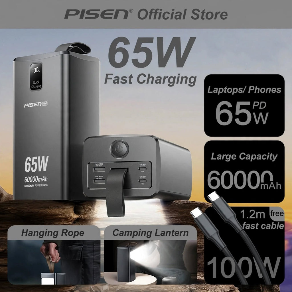 65 w fast charging Pisen