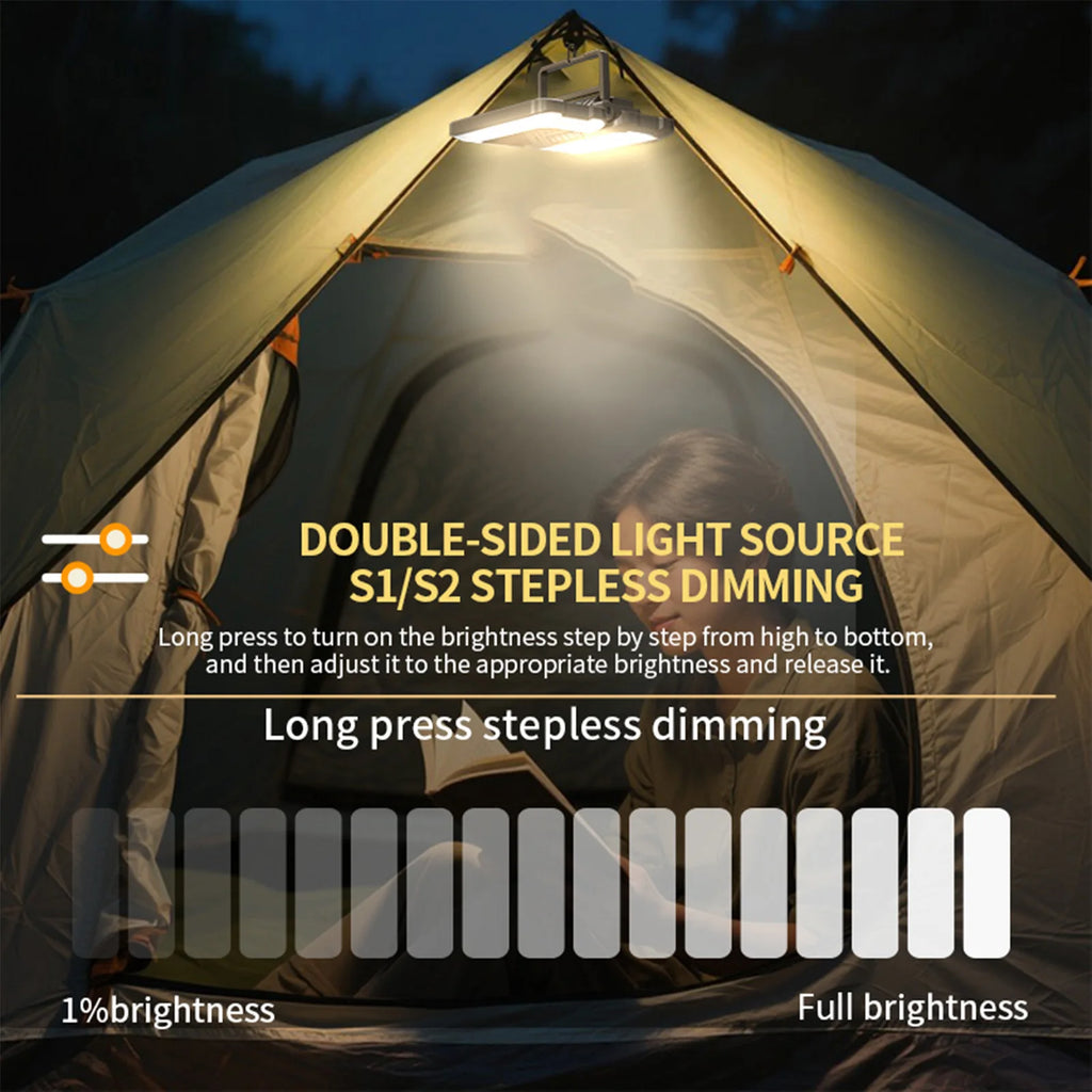DualPulse 4800: Tactical Folding Lantern & Subsystem.