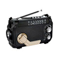 Hand Crank Emergency Radio, Solar  Portable Bluetooth 5.2 Speaker with AM/FM, TF Card, USB & LED Flashlight