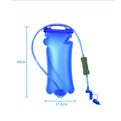2L Gravity Water Filter System Ultrafiltration Emergency Prep Camping Survival