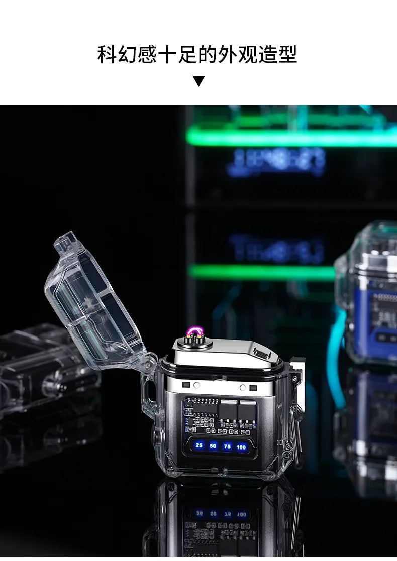 ChromaArc N8004 | Translucent Dual-Arc Smart Lighter
