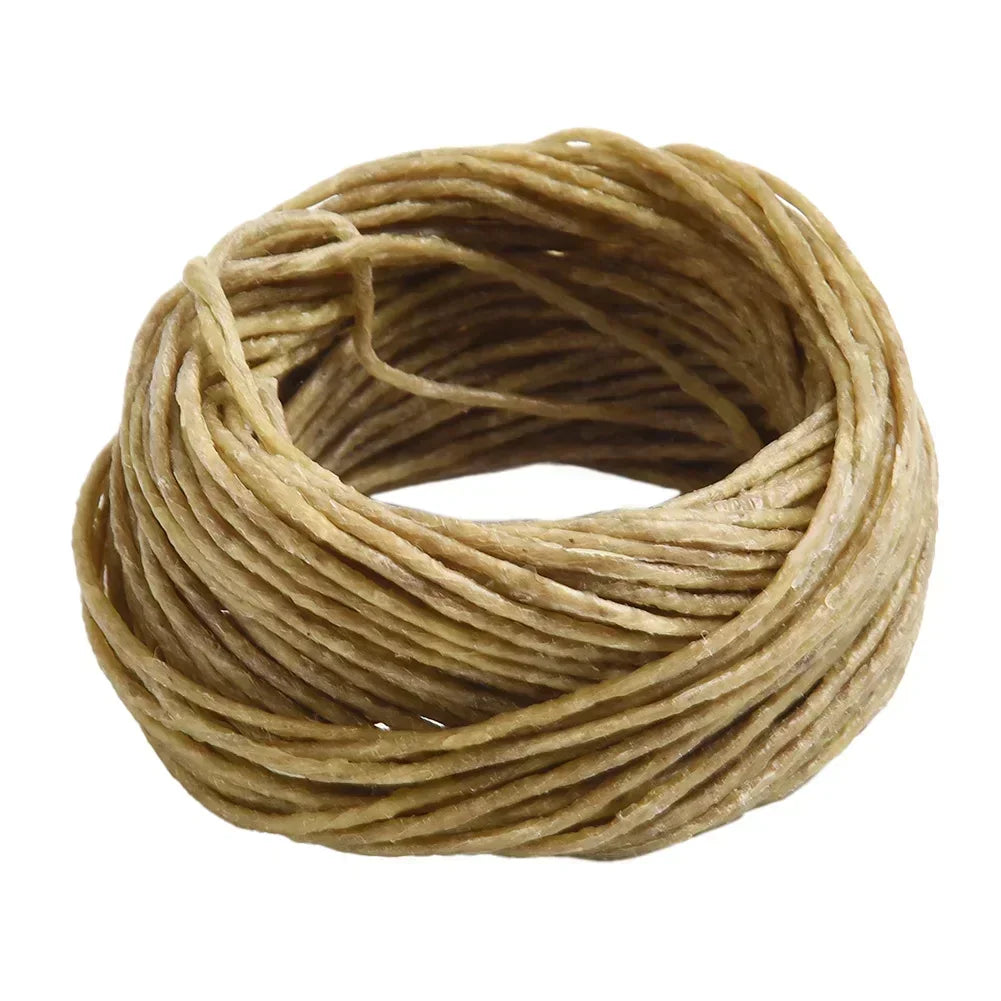 Wax cord rolled