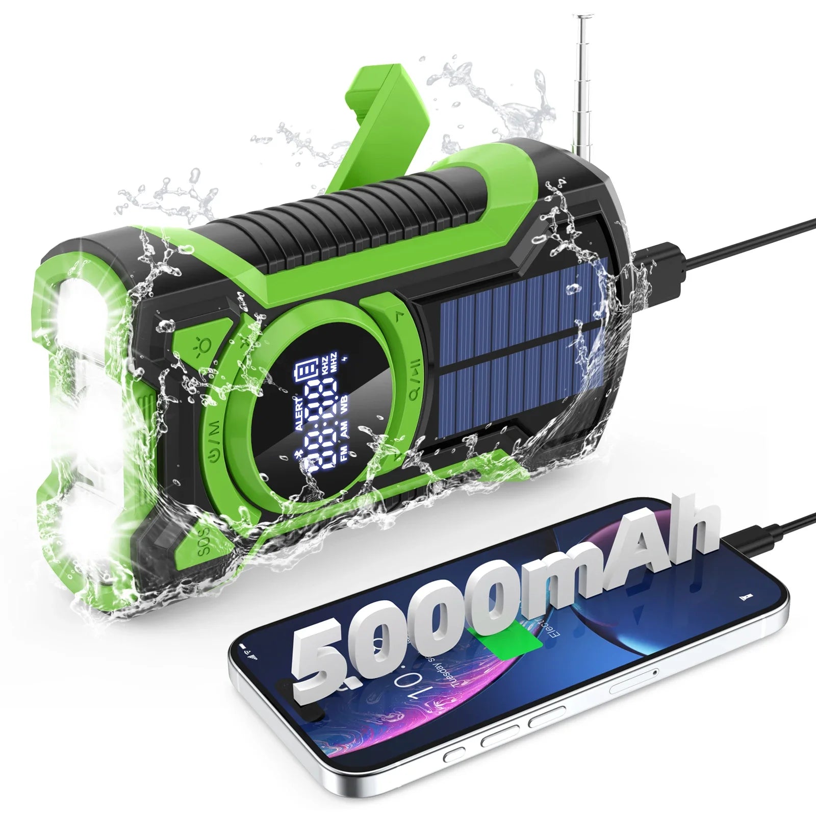 GridZero SignalX 5000: Tactical Multi-Power Weather Hub