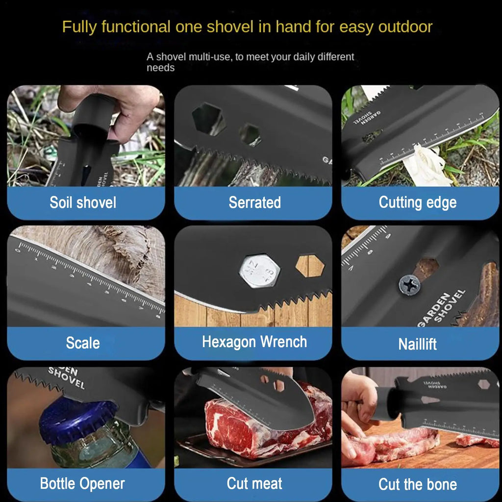 OmniClaw-7 | Tactical Micro-Shovel & Survival Multi-Tool