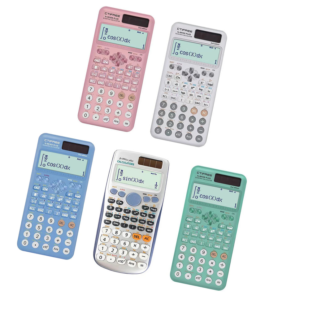 417-Function Scientific Calculator – Dual Power, 10+2 Digit Display
