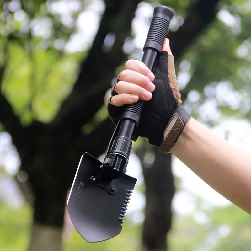 Manganese Steel Pioneer System | Thickened Tactical Shovel & Articulating Hoe.
