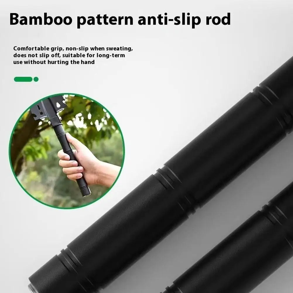 Heavy-Duty Tactical Entrenching Engine | Tri-Fold Multi-Edge Steel Spade