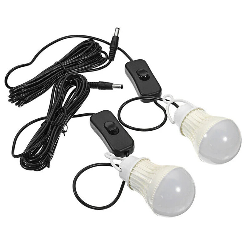 Generator Solar Panel Home System Kit With 3 LED Bulbs Solar Lamp Emergency Light 4 Heads USB Charging for Outdoor Garden