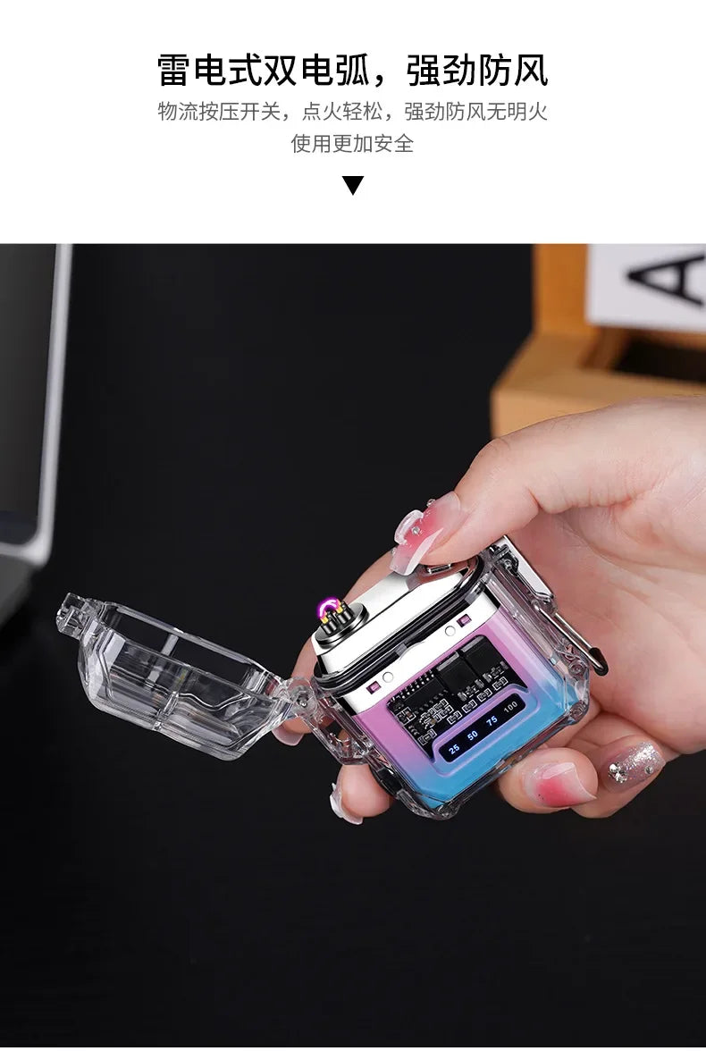 ChromaArc N8004 | Translucent Dual-Arc Smart Lighter