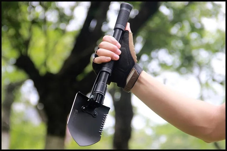 Manganese Steel Pioneer System | Thickened Tactical Shovel & Articulating Hoe.