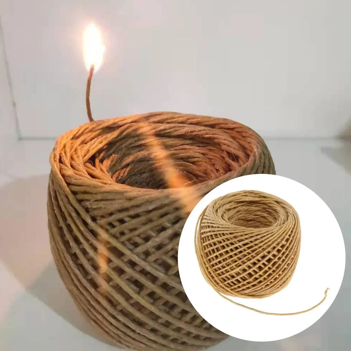 Wax cord fire starter