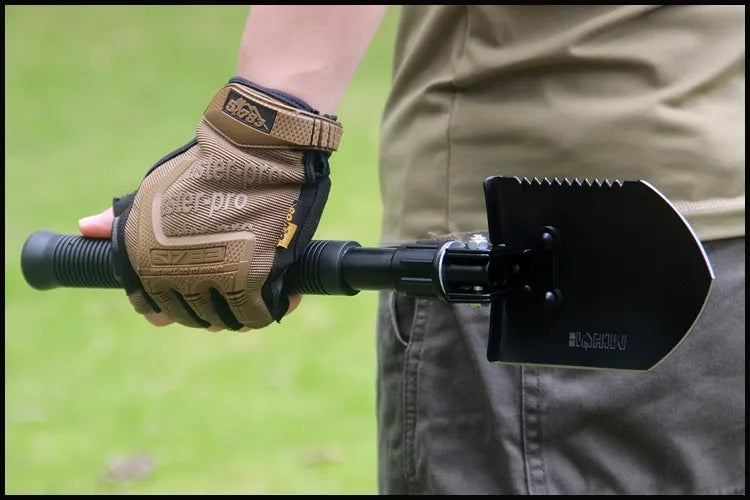 Manganese Steel Pioneer System | Thickened Tactical Shovel & Articulating Hoe.
