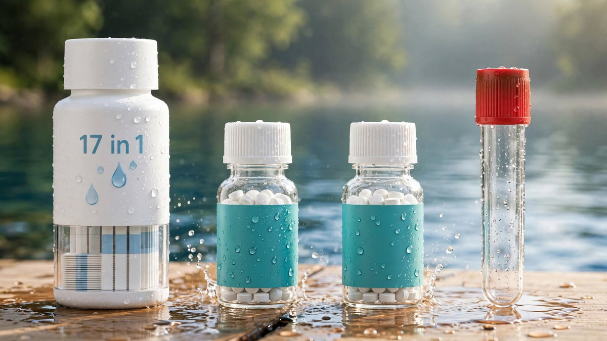 Trend Pulse M - AFTERMATH 17-in-1 River & Well Field Kit - 100 Chemical Strips + 2 Coliform Bacteria Tests