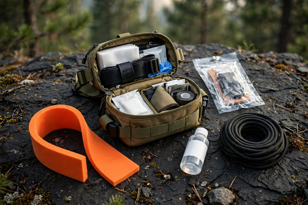 Trend Pulse M Wilderness Emergency Bug-Out Bag Medical & Fracture Kit – Advanced Trauma, Wound Irrigation & Lower-Extremity Stabilization Set