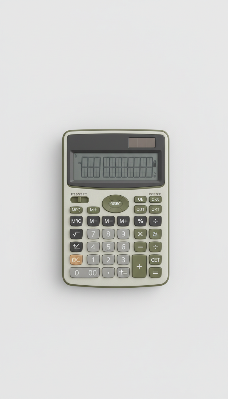 Scientific Calculator With Metal Keys