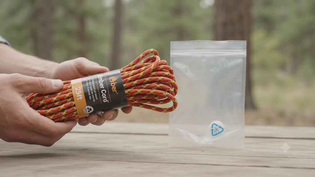 Trend Pulse M – Ember Cord – 25ft Wax-Dipped Hemp Tinder Rope | All-Weather Fire Starting Cord for Survival & Bushcraft