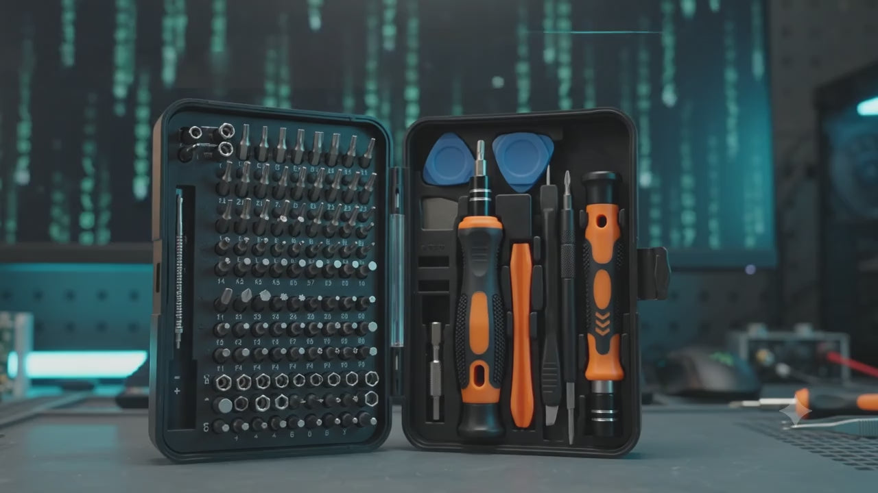 Electronics Repair Kit 170-Piece Emergency  – Magnetic Precision Screwdriver Set
