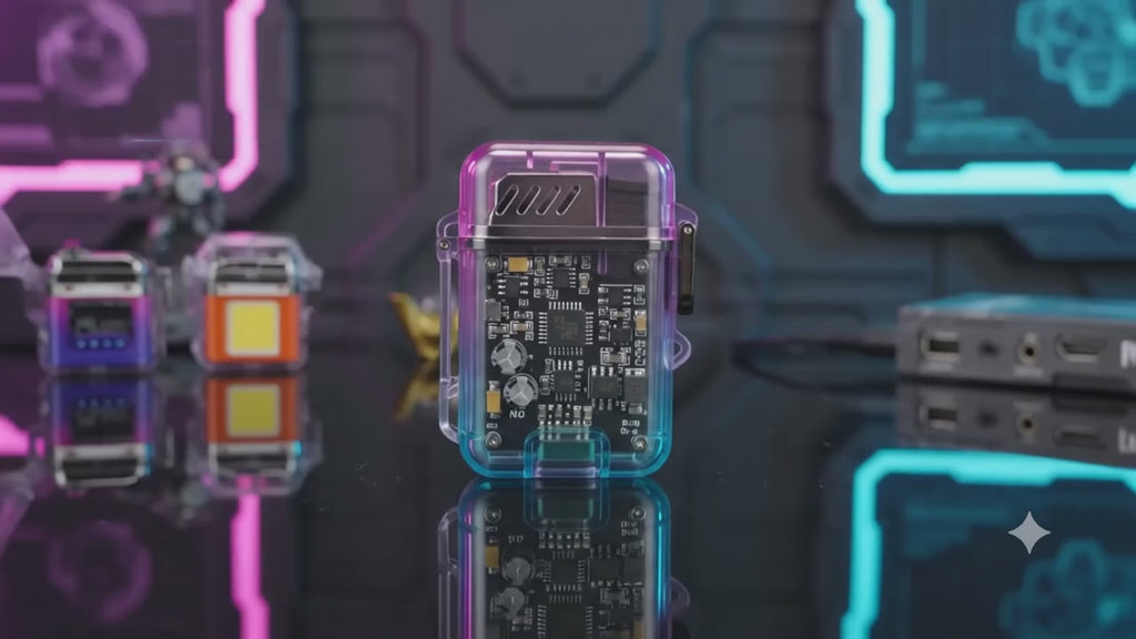 ChromaArc N8004 | Translucent Dual-Arc Smart Lighter
