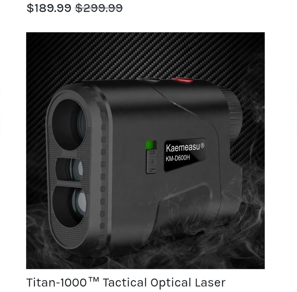 Titan-1000™ Tactical Laser Rangefinder - 6.5x Monocular | 1000M