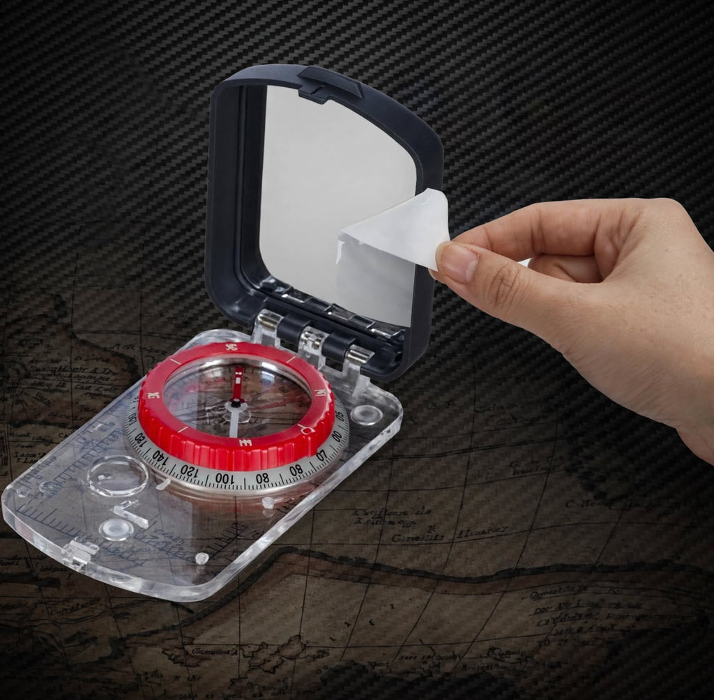TrailSight Pro Navigation Compass - Tactical Mirror & Low-Light Illuminator